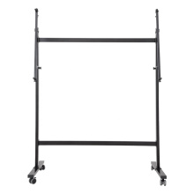 Tripod noir réglable à hauteur Mobile Flipchart Easel en acier de chevalet pour tableau blanc